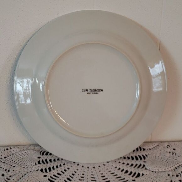 Vtg 1998 Hand-Painted Decorative Snowman Plate "KEEP CHRISTMAS IN YOUR HEART" - Picture 4 of 4